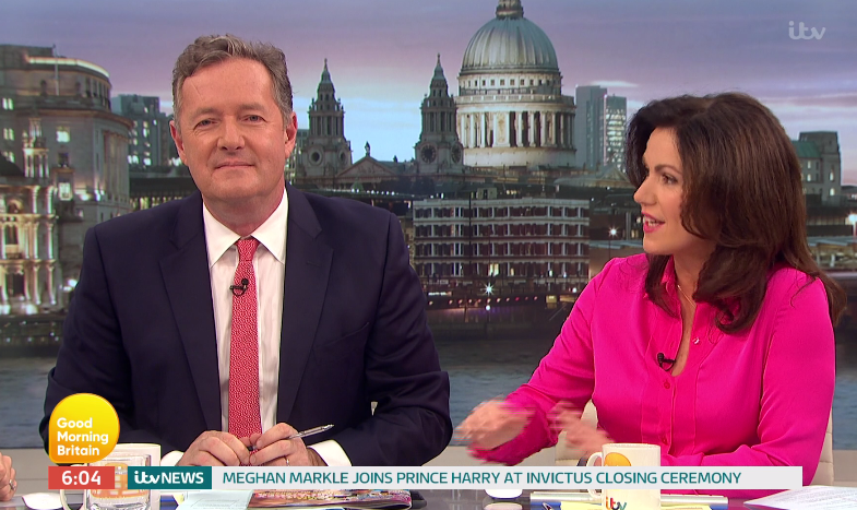 Blunt Piers said he was ‘horrified’ by Charlotte’s routine