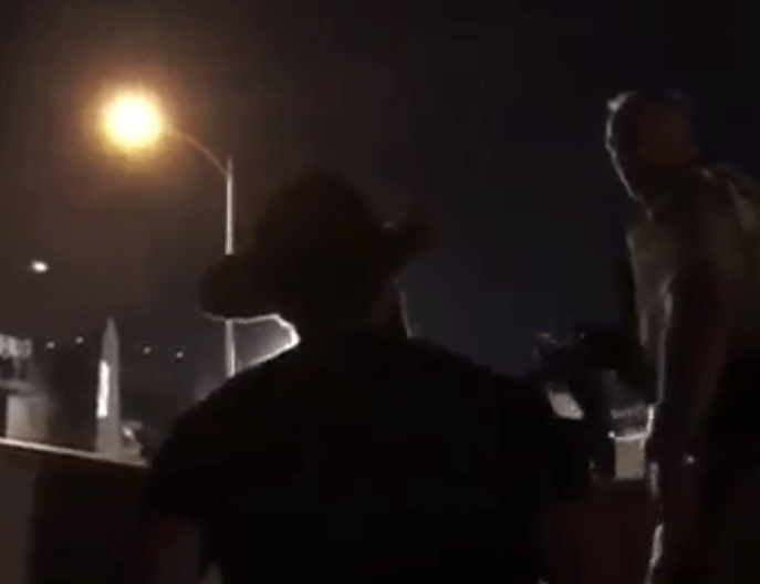  Dan Bilzerian tries to get a gun off a cop during the Las Vegas massacre in new footage