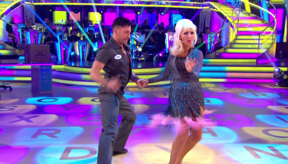  Debbie danced a Cha Cha Cha with her partner Giovanni Pernice