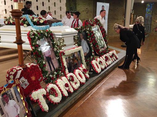 A flower mural to tragic Tom ‘Tom Boy’ Doherty