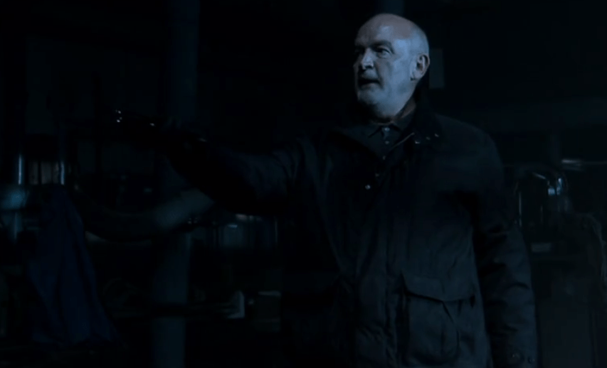  Phelan hands Andy a gun to shoot Vinny with during the dramatic factory scenes