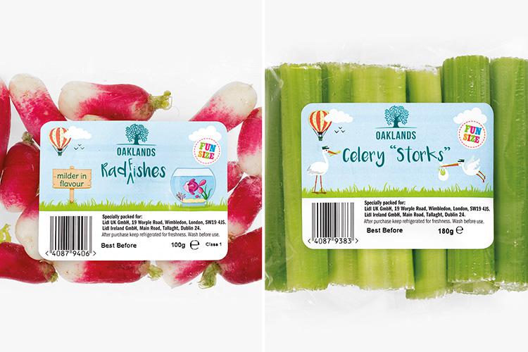  The new items will join Lidl’s existing range of fresh fruit and veg for kids