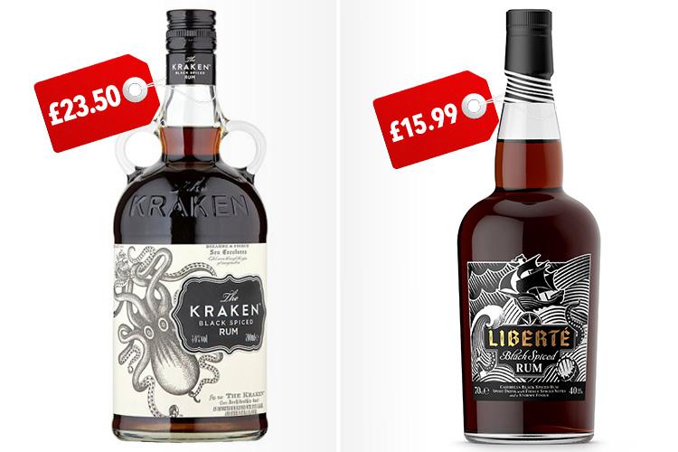  Lidl’s brand new Liberté Aged Black Spiced Rum looks very similar to the popular Kraken rum