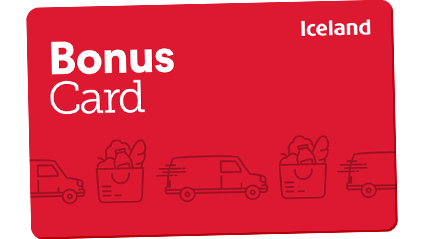  Iceland loyalty card holders can earn bonuses when they use their card to pay for their shopping