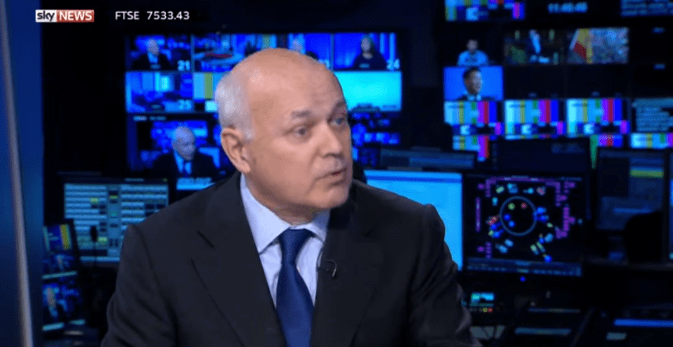  Iain Duncan Smith said there needs to be permits for people who want to come here after Brexit