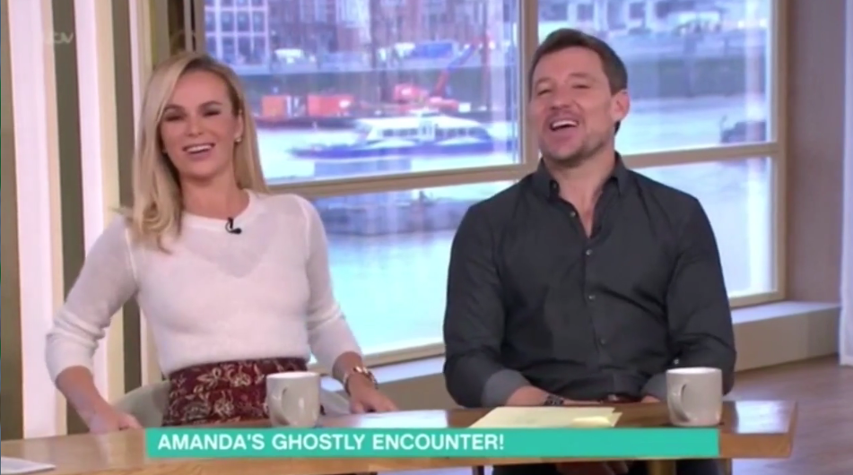  The TV presenters kicked off the show with spooky ghost tales in the lead up to Halloween