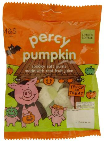  The Percy Pumpkins sweets are in stores now priced at £1.65