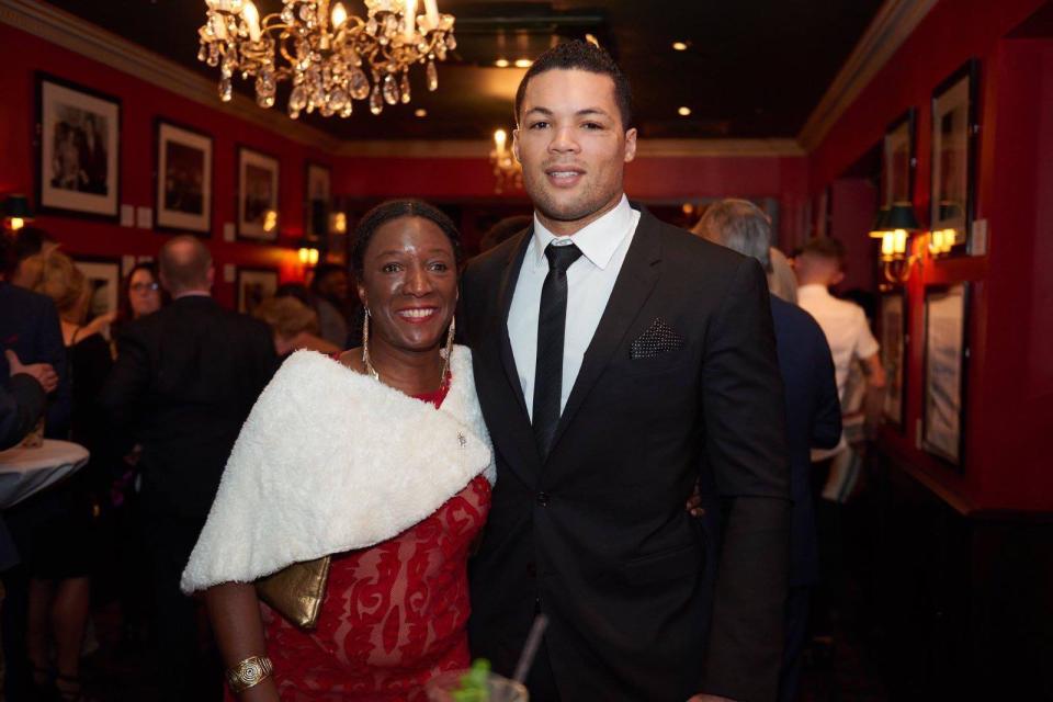  Joe Joyce and his mum Marvel, left, who is blind and intends to climb Mount Kilimanjaro