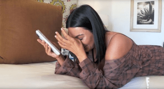  Kim Kardashian breaks down in tears during a break in Mexico