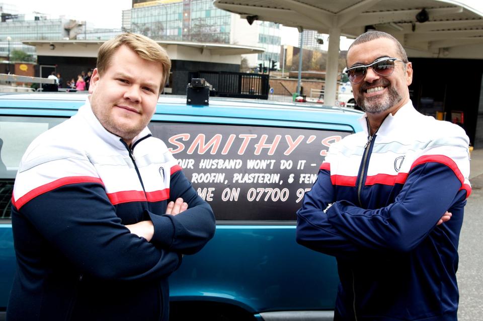  George appeared in a Comic Relief sketch with James Corden