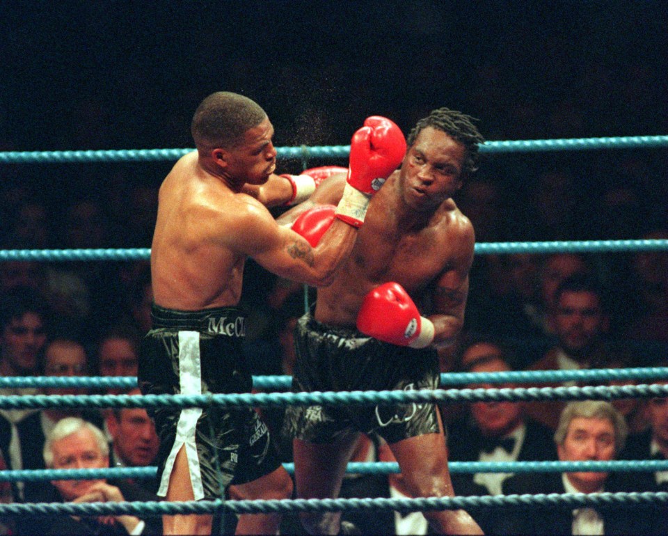 Conor Benn is well honed on what it takes to be the best - his dad is boxing legend Nigel Benn (right)