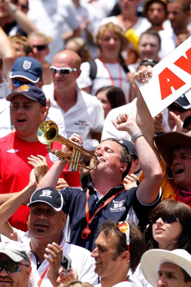 The Barmy Army famously tore into Mitchell Johnson in previous Ashes series