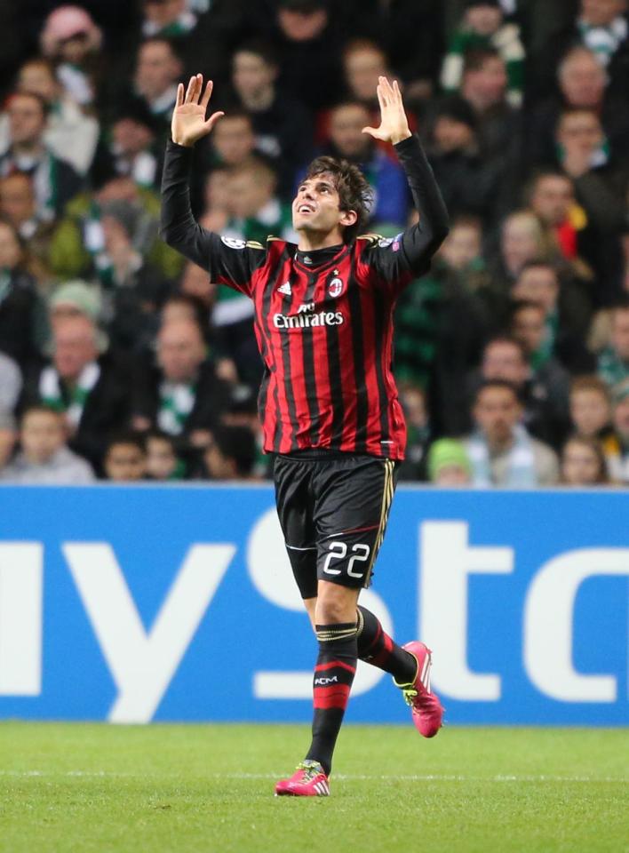 Kaka won the Champions League with Milan back in 2007