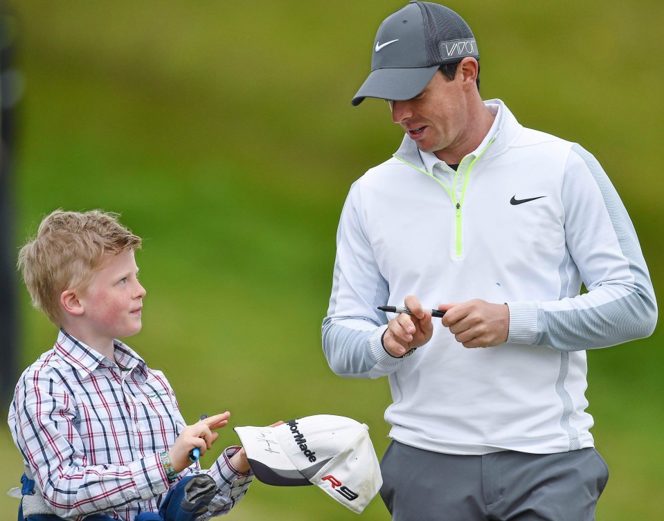 McIlroy says his early interlude with Keane means he is always ready to sign an autograph