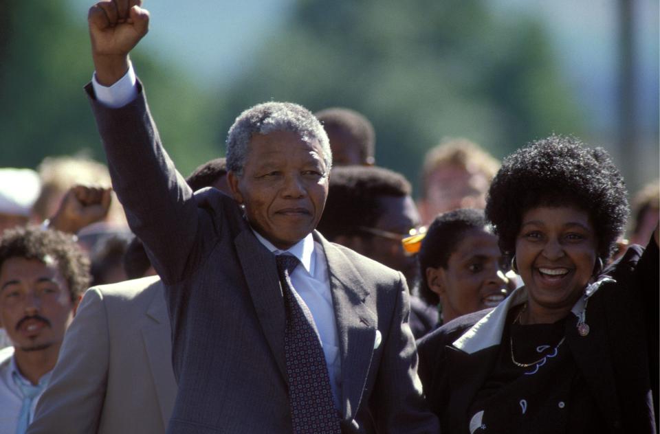  Nelson Mandela was released from prison in 1990 after 27 years