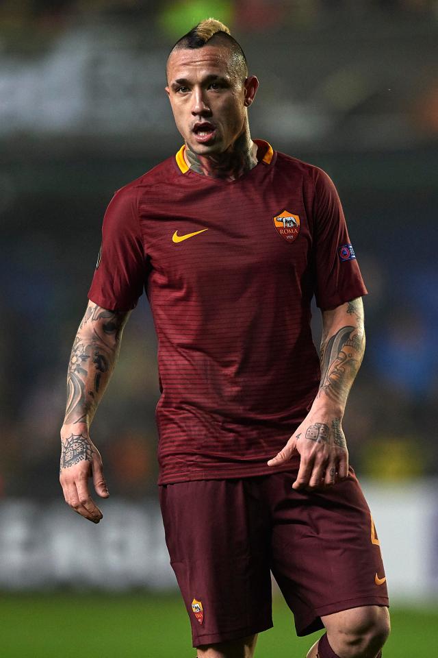 Radja Nainggolan is Roma's key man in midfield