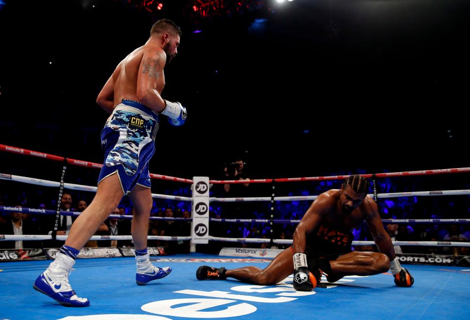  David Haye was beaten by British rival Tony Bellew in March