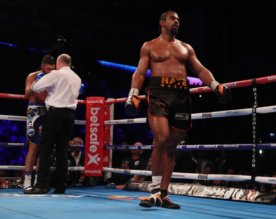  Haye admits he was injured before the start of their last fight