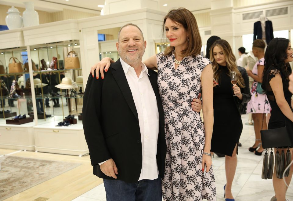  Weinstein has been dumped by his British fashion designer wife Georgina Chapman