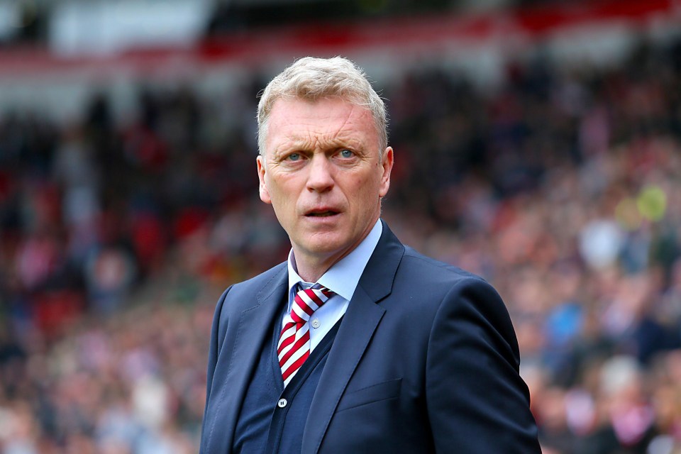 Moyes was sacked before the end of his first season in charge at Old Trafford