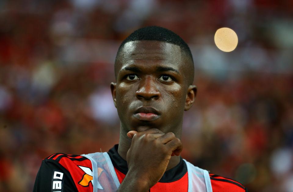  Brazil youth star Vincius Jr is heading for Real Madrid in 2019