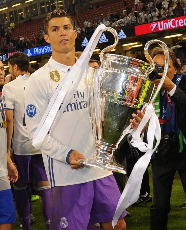  Cristiano Ronaldo has become one of the best players in the world an has won four Champions League titles