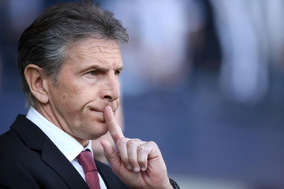 Claude Puel is poised for a quick return to the Prem with lowly Leicester