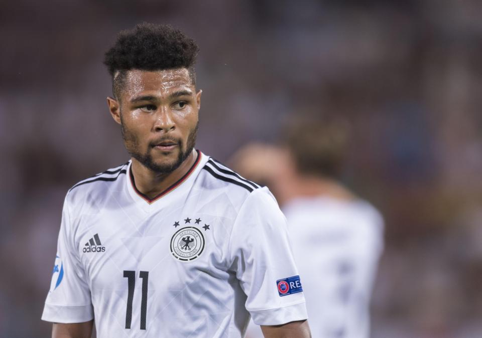  Serge Gnabry has pledged to donate one per cent of his wages to charity