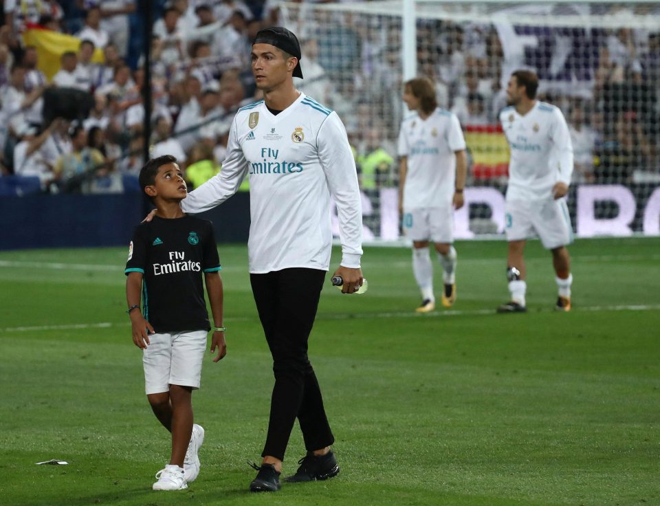 Ronaldo has just been nominated for another FIFA Ballon d'OR, perhaps history will repeat itself with his son