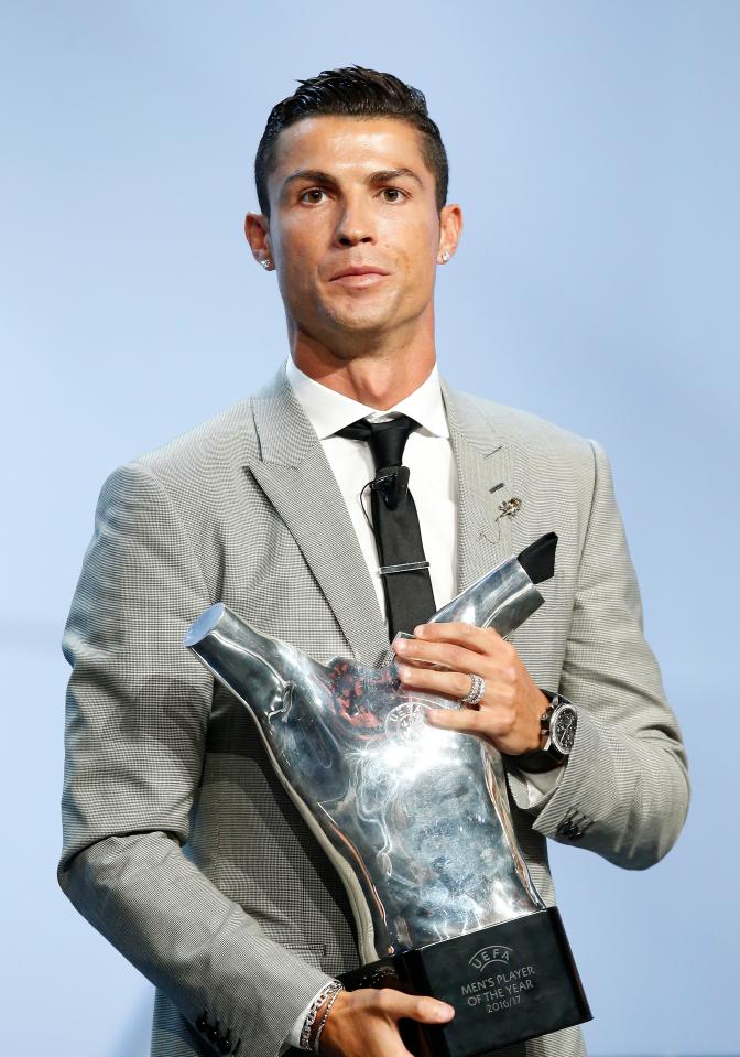  Footballer Cristiano Ronaldo came second in the list earning £70million