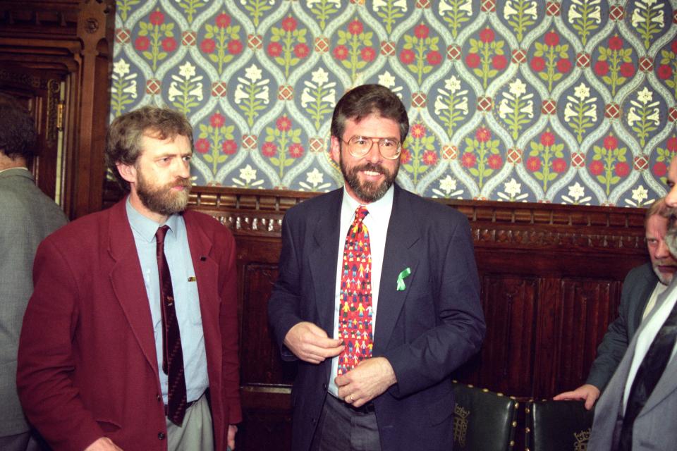  Mr Corbyn was an ally of Gerry Adams during the Troubles