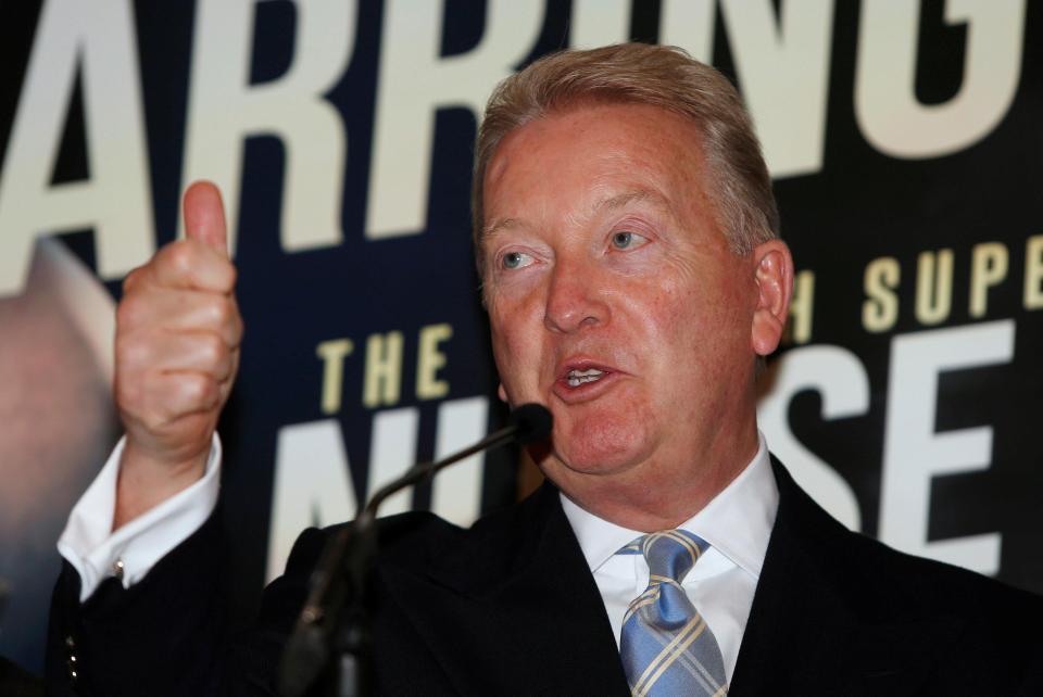  Frank Warren is adamant his man has a massive future