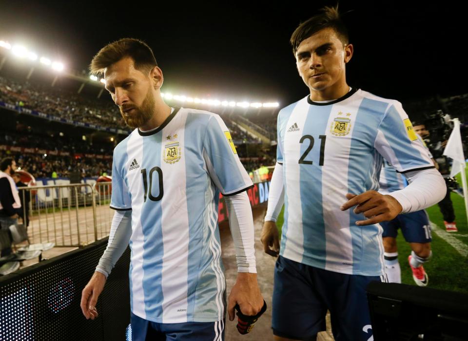  But Dybala and Lionel Messi might not be at next summer's World Cup