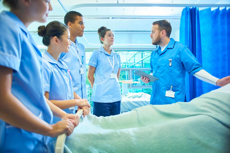  The government is set to announce 14,500 new places for apprentices to become registered nurses on the NHS