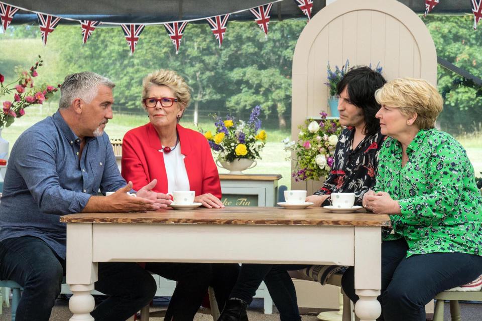 The baking show is now fronted by Noel Fielding and Sandi Toksvig 