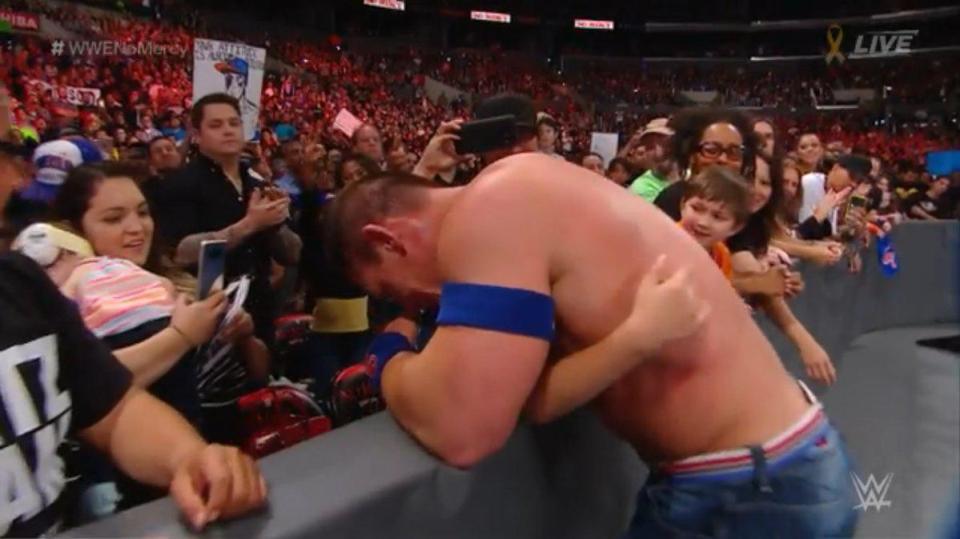  He appeared to wave goodbye to the WWE Universe after his defeat