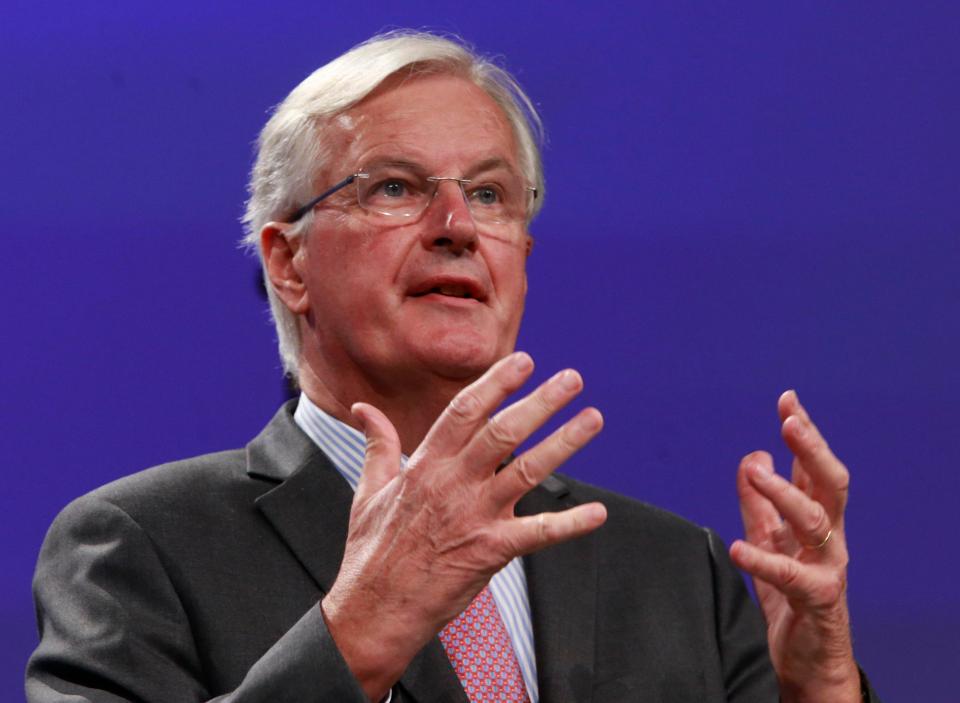  Many believe Michel Barnier is eyeing up the top job at the EU