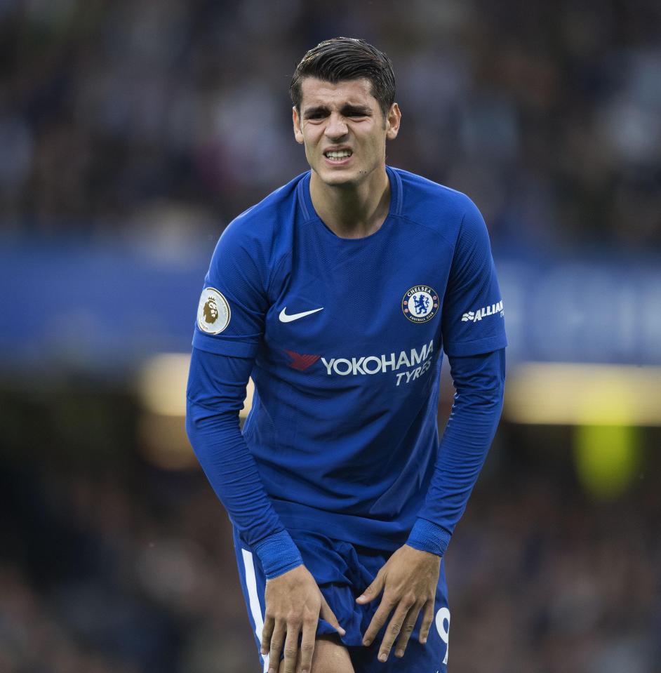 Alvaro Morata is out injured for Chelsea's trip to Crystal Palace