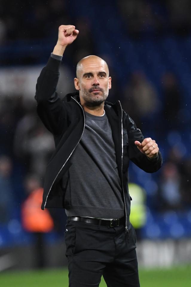 Pep Guardiola is giving the Man City fans some fine entertainment this season