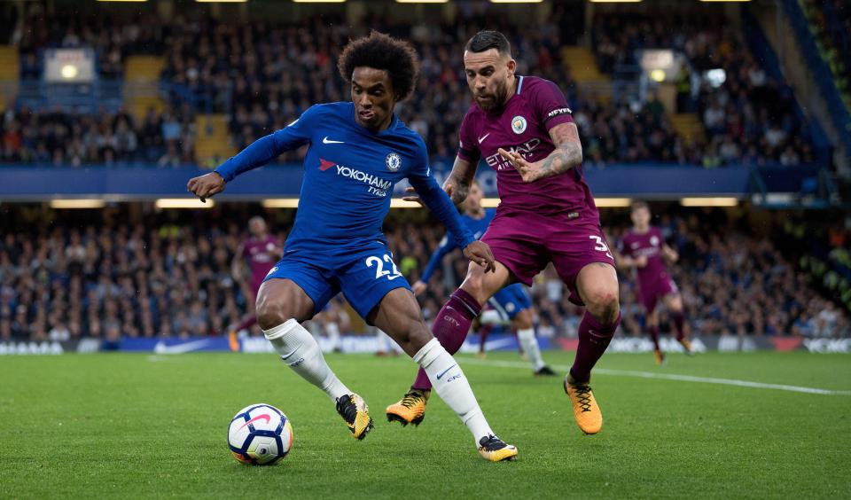 Willian came on as substitue last weekend as Chelsea were beaten by Manchester City