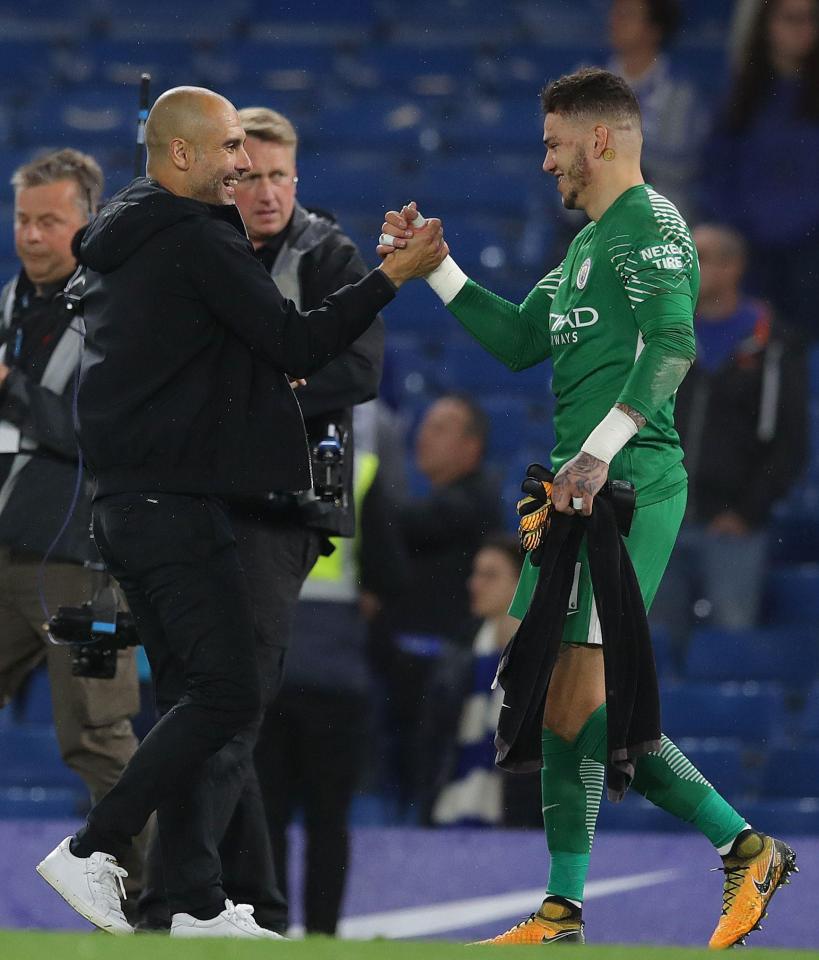 It's not surprising Pep Guardiola has been delighted with what he has seen in the goalkeeping department this season