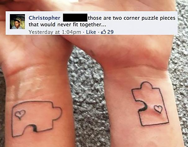  A couple were left with this puzzling jigsaw design