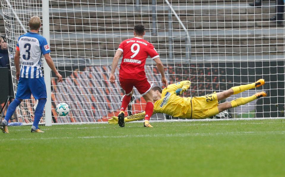  Mats Hummels (not pictured) opened the scoring with a fine header into the bottom left corner