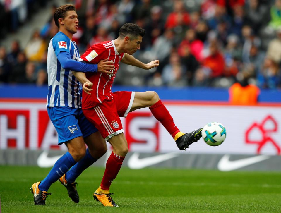  Star striker Robert Lewandowski made it 2-0 shortly into the second half