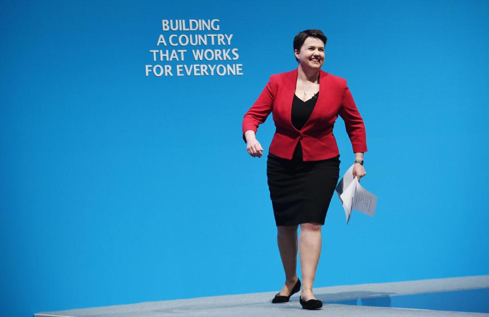  Ruth Davidson urges the Tories to take on Jeremy Corbyn at conference