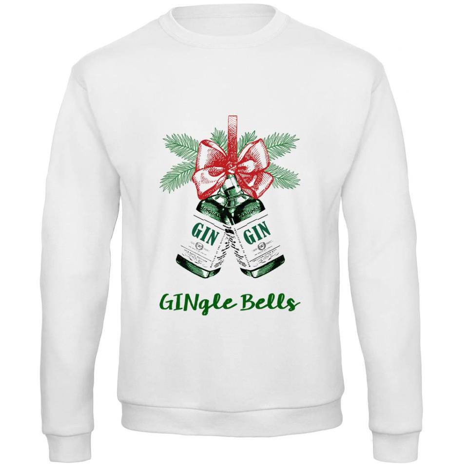  Love gin? Wear your passion with pride this Christmas with this festive themed jumper from Not On The High Street