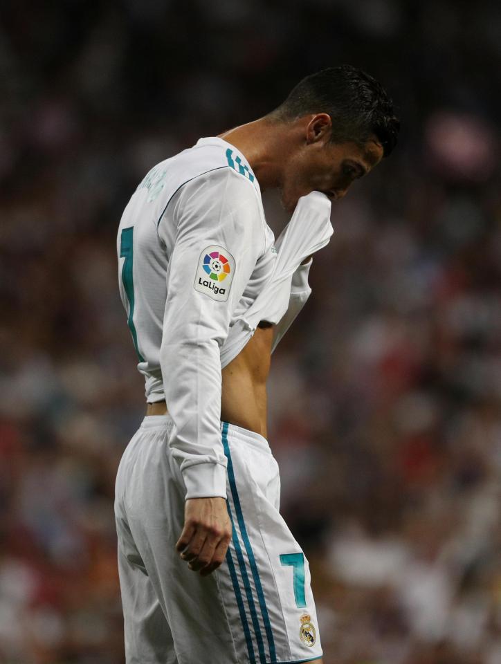  It was another frustrating night for Cristiano Ronaldo in front of goal