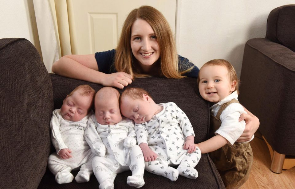  The twins who were born prematurely were kept in the hospital for over a month