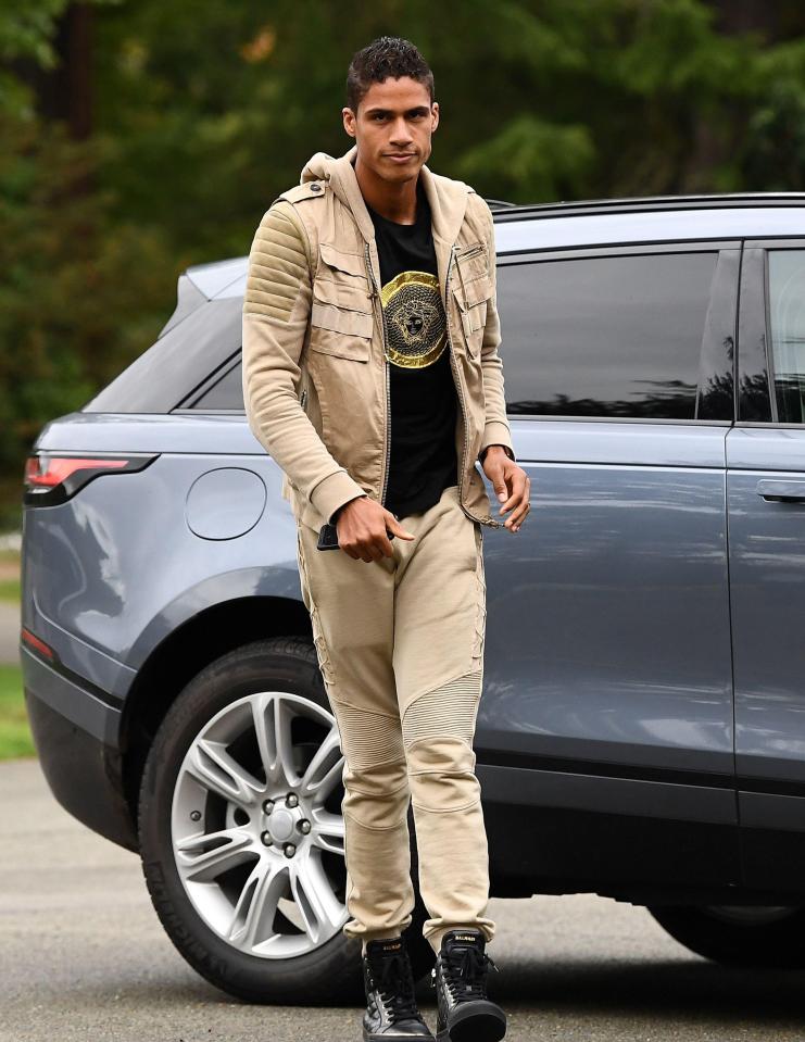  Real Madrid defender Raphael Varane hasn't quite mastered the fashion sense