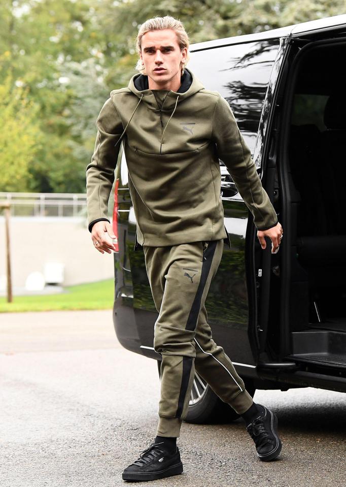  Antoine Griezmann was flexing the matching Puma outfit